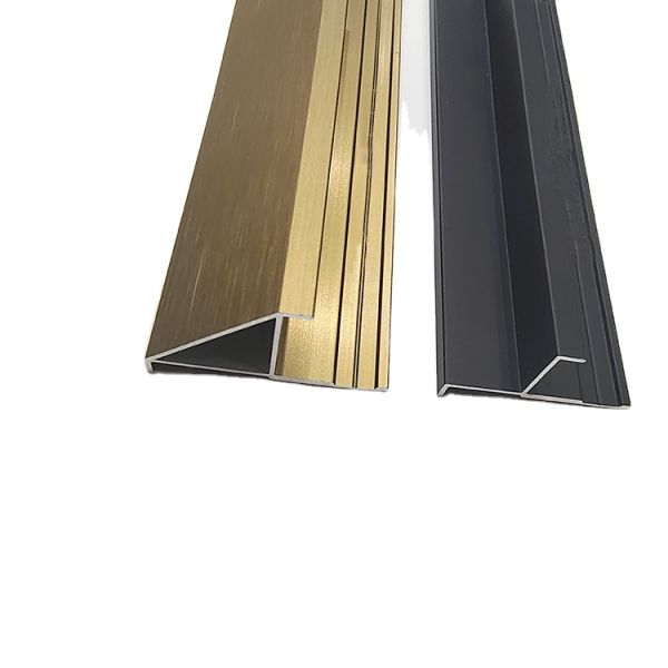 Aluminum Floor Edge Trim for Laminate Flooring Threshold Transition T5 Temper Profiles
