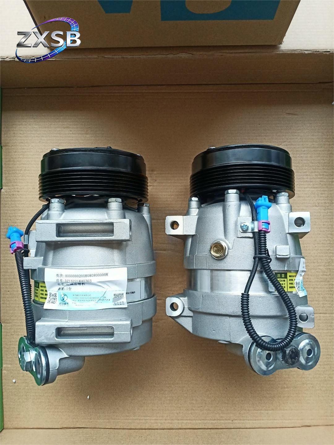 Shacman Delong H3000 M3000 X3000 Heavy Duty Truck ISM Engine AC Compressor Assembly DZ15221840303