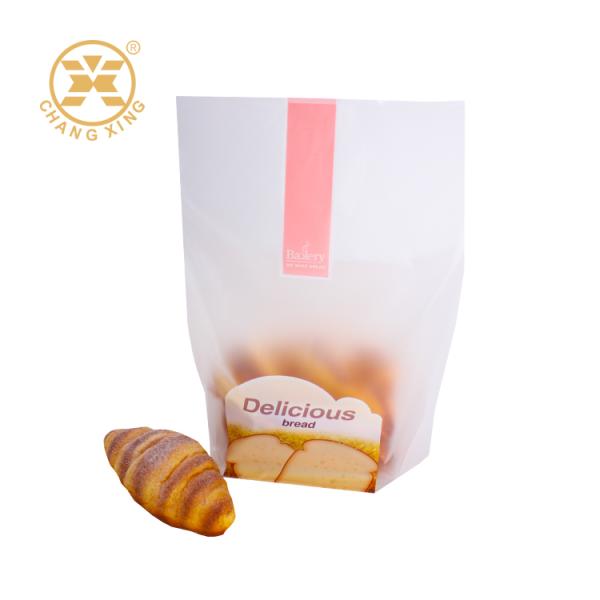 Bolsas de embalaje de pan de panadería impresas a medida bolsas de embalaje de pan para sándwich mini pastel