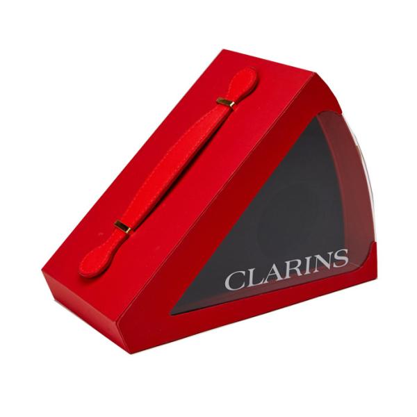 Bloco criativo bonito do cartão da caixa de presente do triângulo para a joia Ring Storage