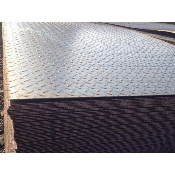 3.0mm Inox 304 Stainless Steel Flat Checkered Sheet  Floor Plate With Willow Leaf Pattern