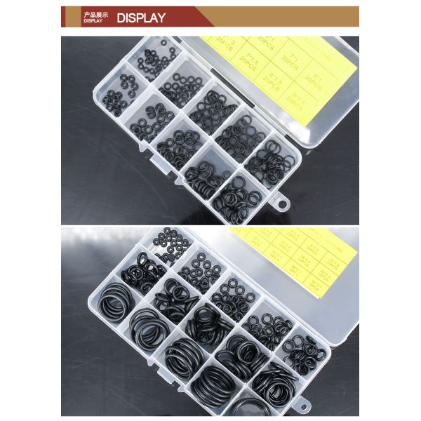 Положенный в коробку набор колцеобразного уплотнения комплекта для ремонта колцеобразного уплотнения NBR силиконовой резины нитрила