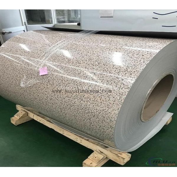 Granite Coated Aluminium Coil , 5mm Thickness Brushed Aluminum Coil