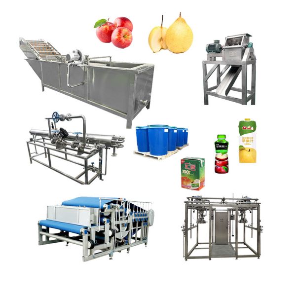 Turnkey Apple Processing Line with 20 Tons Daily Capacity 35% Energy Reduction and UHT Sterilization