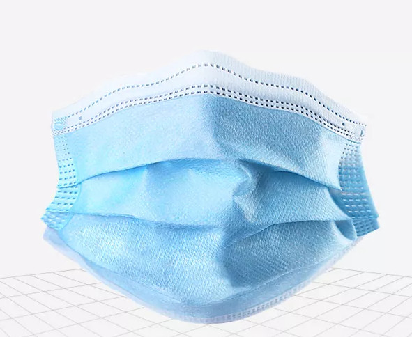 OEM Blue Disposable Face Mask OEM Anti - Dust Eco Friendly Disposable Stable