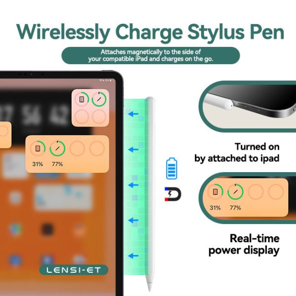 No Delay Wireless Stylus Pen Precise Stroke Student Doodle Universal Touch Screen Stylus Pen