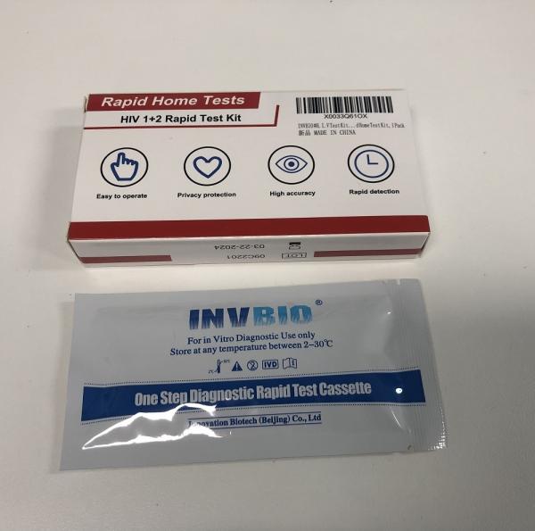 Serum/Plasma/Sangue inteiro Doença sexualmente transmissível STD Anticorpo do sangue do dispositivo de teste de sangue do HIV