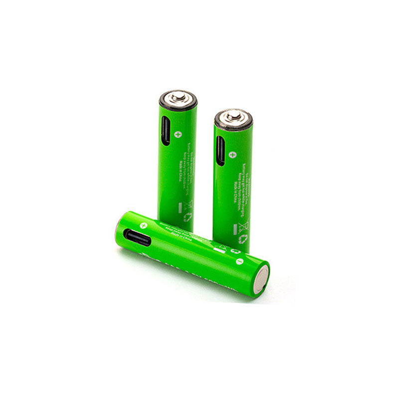 USB Rechargeable AAA 1.5V Lithium Battery 600mAh High Capacity Long Lasting Triple a Battery for Mouse Camera Alarm Clock