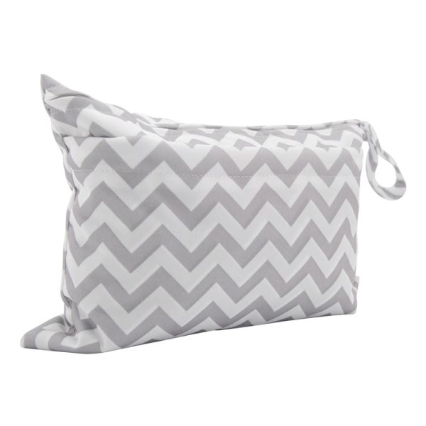 3 Pcs Lightweight Fancy Pretty Diaper Bags 2 Pockets Daycare Nylon Logo Printable