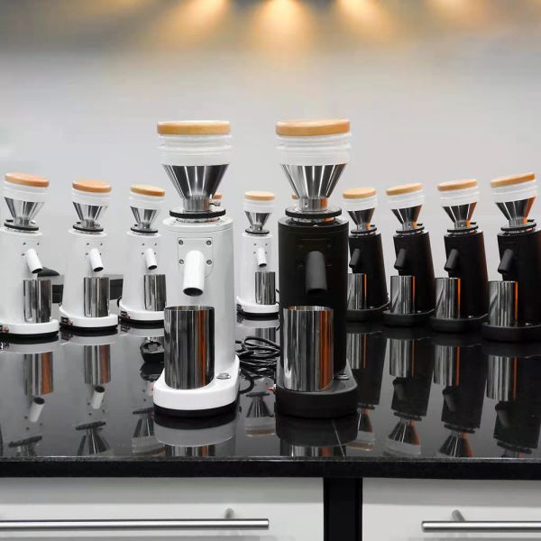 Коммерческая кофеварка мощностью 180 Вт с электрическим кофейным мельником из нержавеющей стали