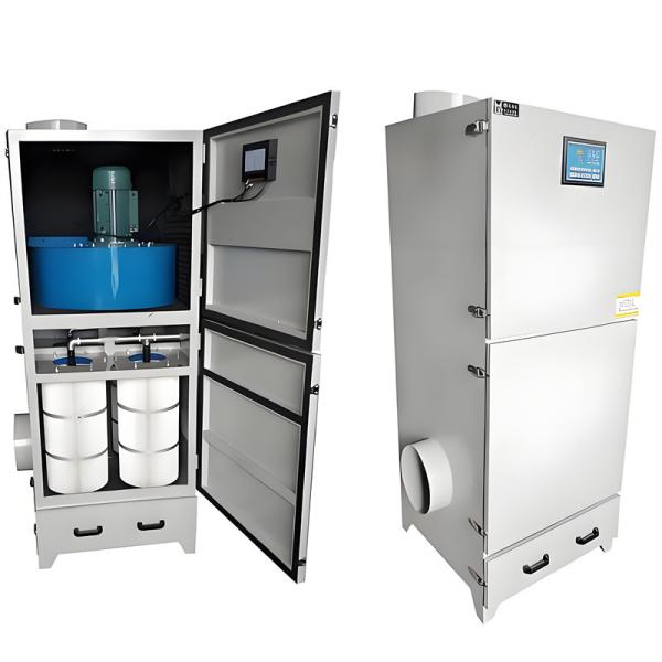 Mobile Industrial Filter Cartridge Dust Collector With Arm For Grinding And Crushing