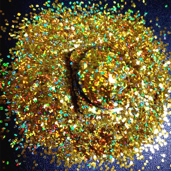 OEM/ODM Printing 1kg Bag Package Holographic Stripe Glitter Powder for Distribution and Bulk Orders