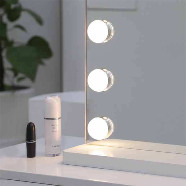 15 / 18 Bulbs Hollywood Vanity Mirror Customized Dimmable Makeup Mirror 4000K