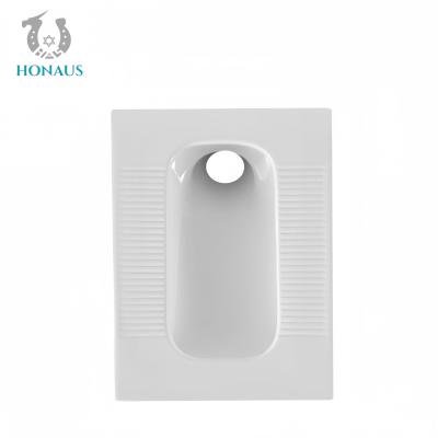 620*450*190mm Squatting Pan Ceramic Without Cistern Front Back Flush