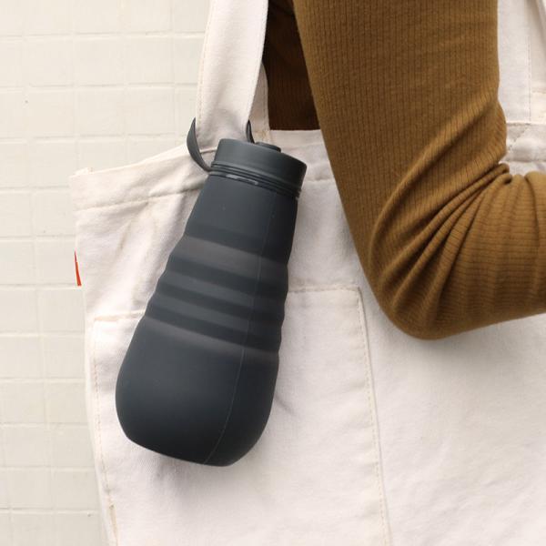 OEM ODM Silicone Water Bottle Soft Foldable 500Ml For Running