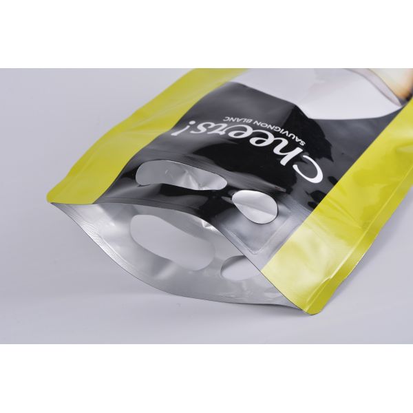 2L 3L 4L 5L 10L 20L 1.5 Litre Wine Pouch Alkali Resistant Wine Packaging With Valve