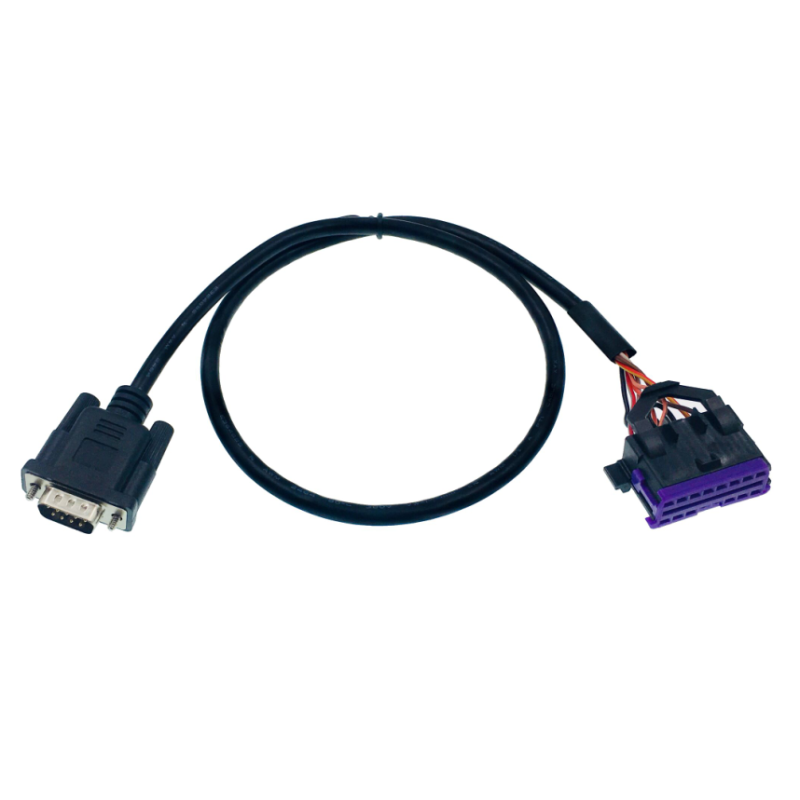 Custom Pinout Assignment DB9 to OBD2 OBDII Female Test Cable for Compact and High Temperature -20- 80°C Diagnosis