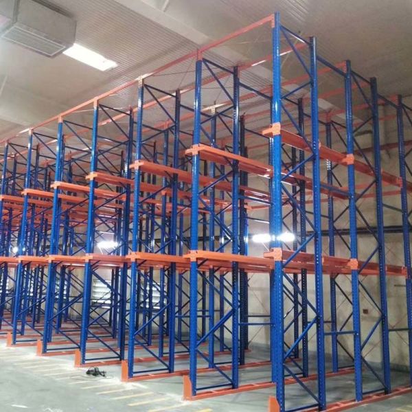 Warehouse Drive In Rack Pallet Racking 2-7 Levels High Density Storage System