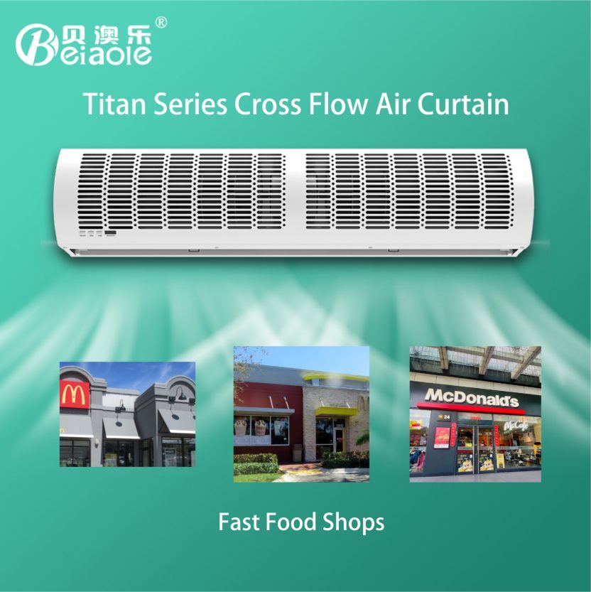 220V 50HZ Air Curtain Heaters Low Profile Ceiling Mounted Healthcare Unit