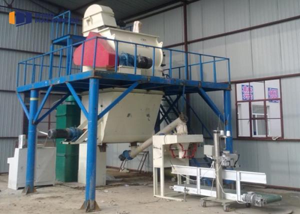 High Efficiency Wall Putty Manufacturing Machine Semi Auto For Tile Adhesive