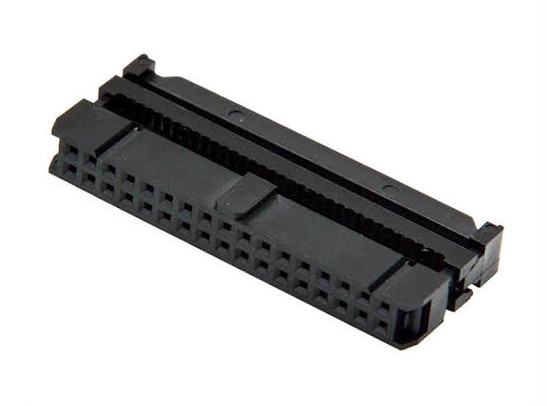 2.54mm Dual Row IDC / FC Socket Female Connector For Cable Mounting