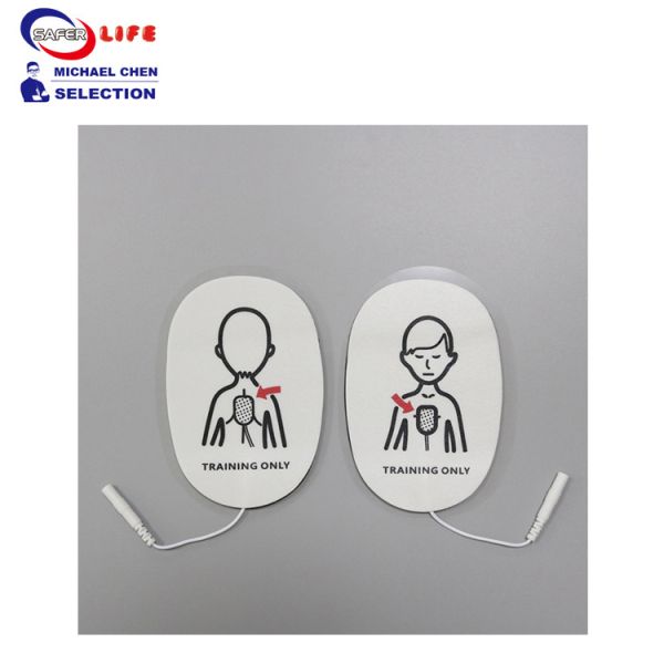 Оборудование скорой помощи УПРАВЛЕНИЯ ПО САНИТАРНОМУ НАДЗОРУ ЗА КАЧЕСТВОМ ПИЩЕВЫХ ПРОДУКТОВ И МЕДИКАМЕНТОВ поставляет пусковую площадку электрода тренировки AED для аксессуаров дефибриллятора CPR