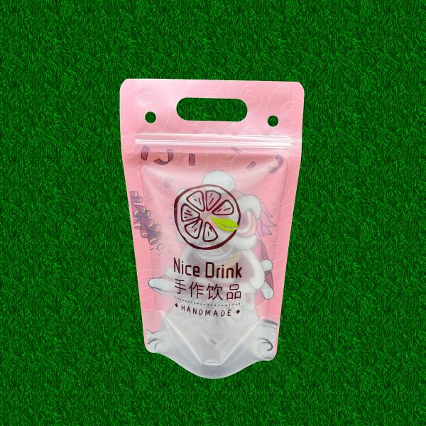 Resealable Party Favor Custom Design Adult Drink Pouch Children Drink Bags for Lake and Beach Party