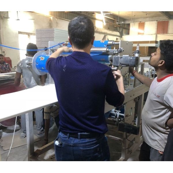 55/120 PVC Ceiling Panel Production Line 300mm PVC Wall Panel Machine