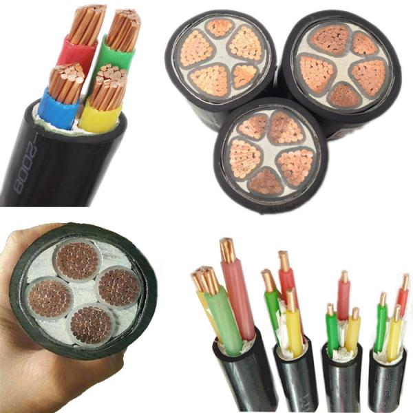 Cabos de isolamento de PVC 4*240mm para transmissão de energia 450V/750V