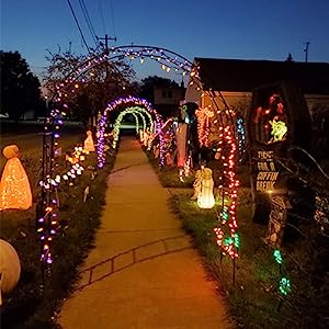 Metal Garden Arbor Wedding Arch, Combination for Various Climbing Plants, Rose Vines, Bridal Party Decorati