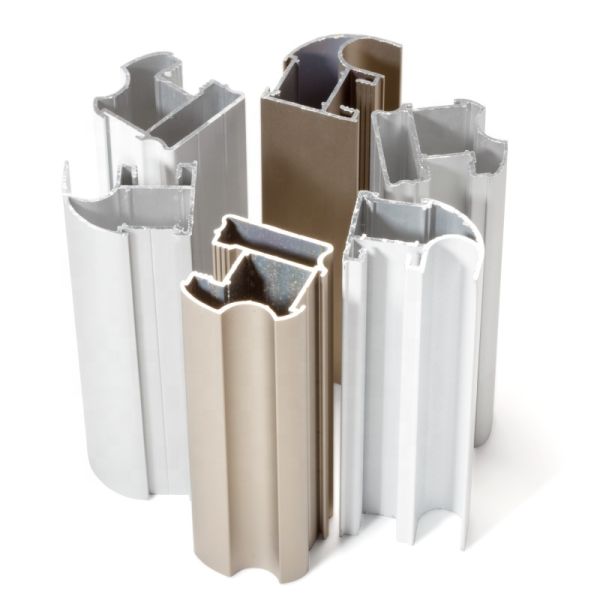 Anodized Polished Aluminum Profile For Glass Sliding Door Wardrobes Frame