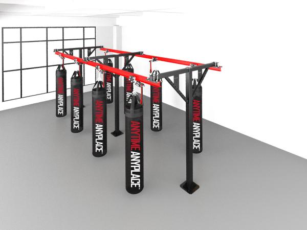 Column Track Movable Crossfit Training Rig Universal Heavy Bag Hanger