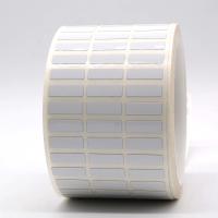 Étiquette de transfert thermique de polyimide blanche brillante de 18 mm x 11 mm