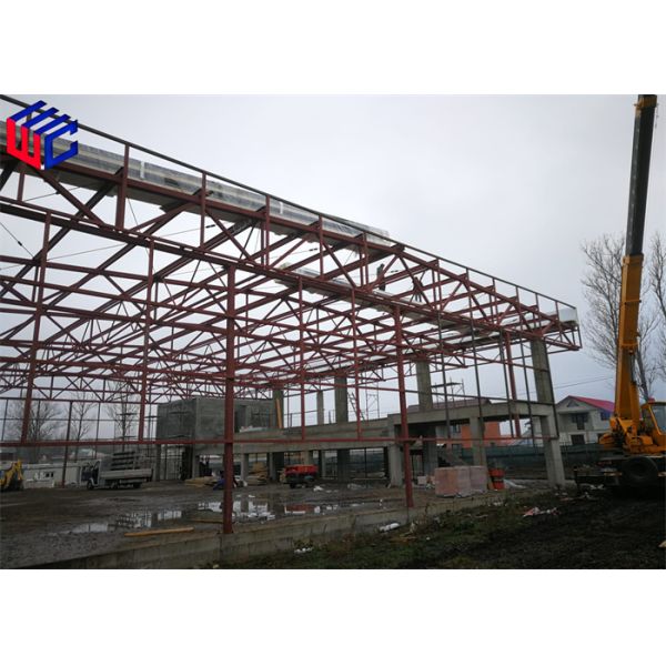 Industrial Galvanizing Steel Structural Fabrication 100x100 Metal Building
