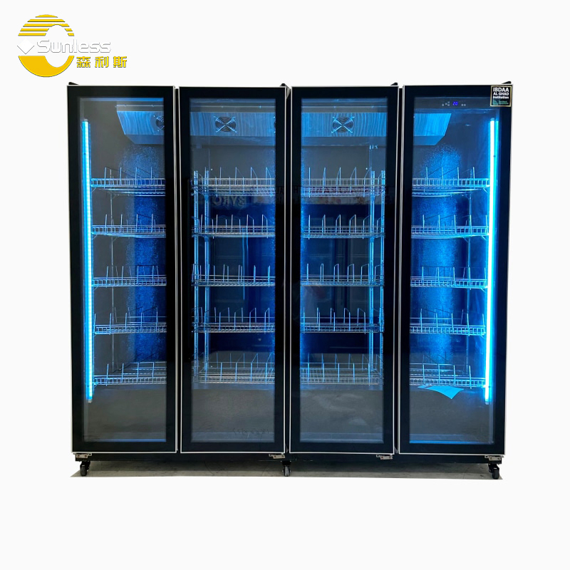 Bar Beer Cooler Chiller Upright Vertical Refrigerator Commercial Glass Door Display Mini Fridge