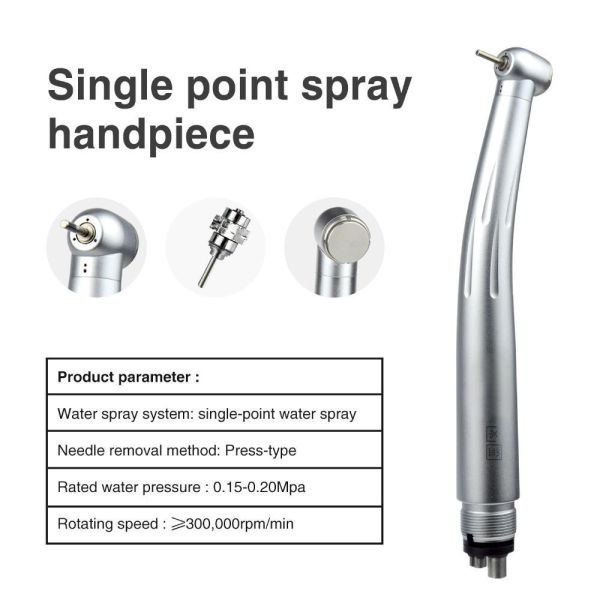 300000 RPM Medical Dental Device Spray Surgical Handpiece Autoclavable Anti Retraction