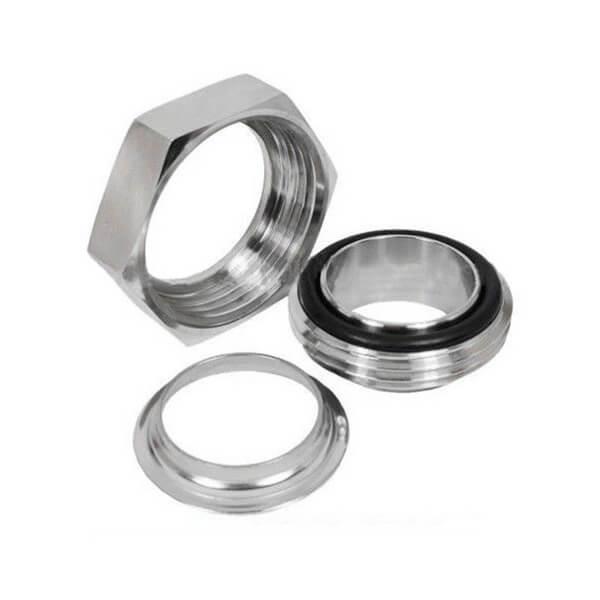 High Strength Pipe Sanitary Union Couplings Pipe Screw Connections Short Type