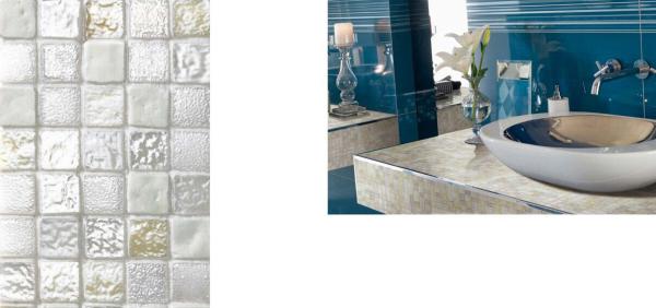 15mm recycled glass white