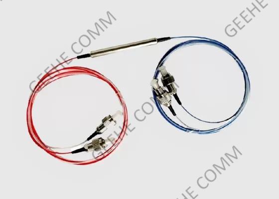 Single Mode 2X2 FC/APC FBT Splitter Dual Window 0.9mm Fiber with Loose Tube