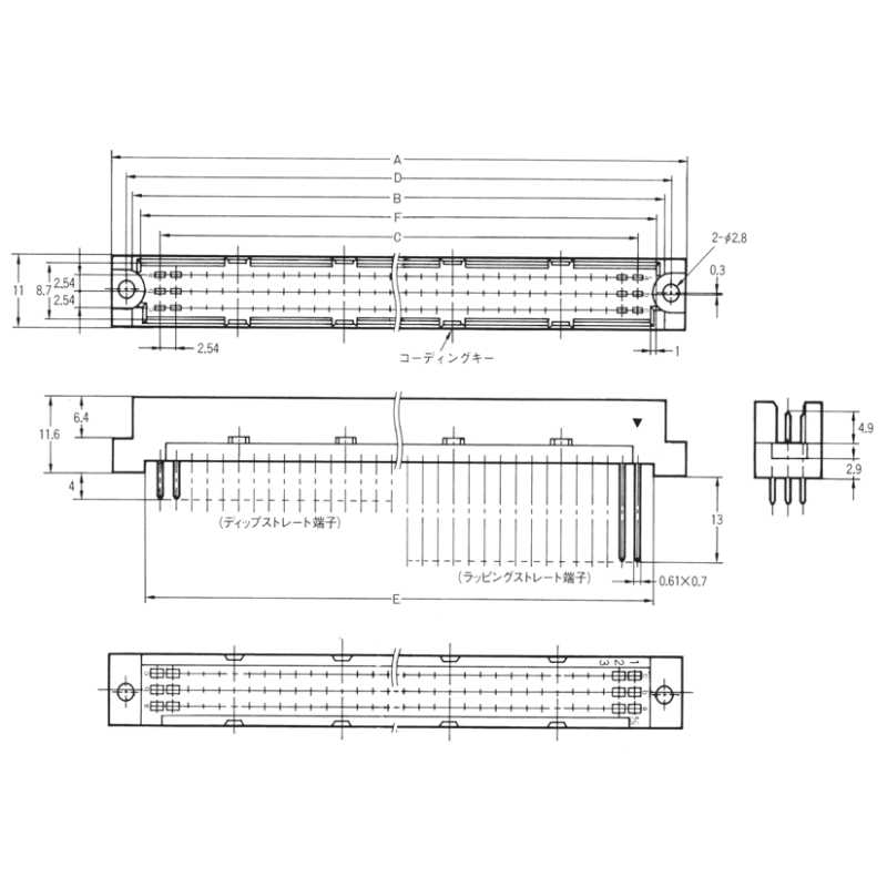 Durable Fiber Glass Reinforced OMRON XC5F 5022 2 Twin Contact Connectors for Industrial Applications