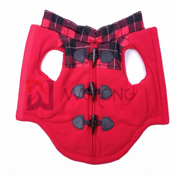 Собака петель рожка вола кожаная вниз с велкро/Faux куртки раскрывая теплые пальто собаки