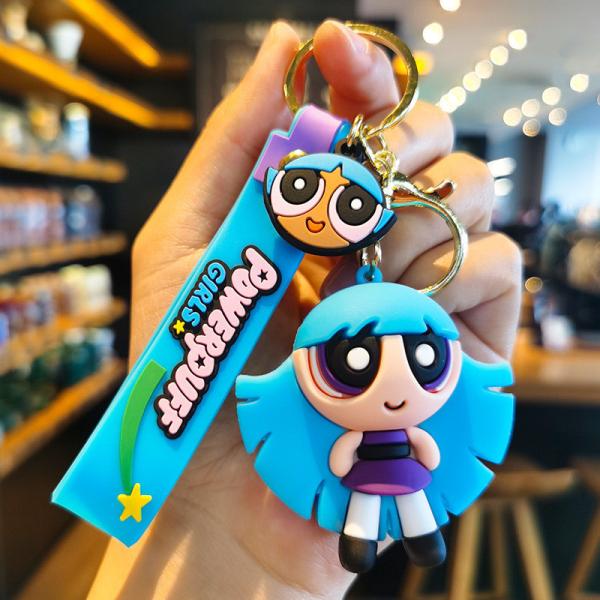 Carrinho portátil Carinhosos Saco Pendente Keychains boneca de silicone com logotipo personalizado aceitável