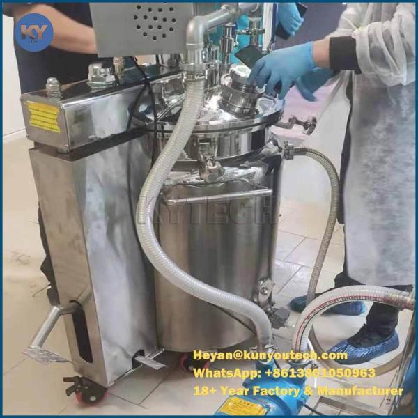 Tanque de mezcla de acero inoxidable de 300L con agitador de 4kw para medicina