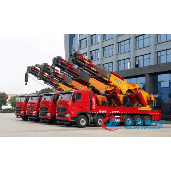 HOWO Heavy Duty Truck Crane 100ton 120tons Lorry Mounted Crane