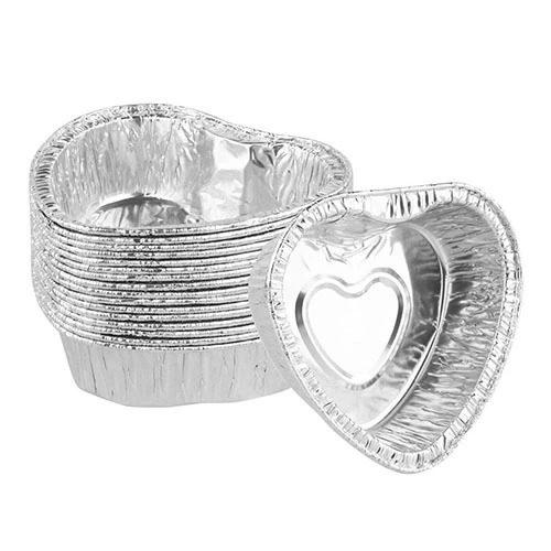 Aluminum Foil Heart Shaped Pans