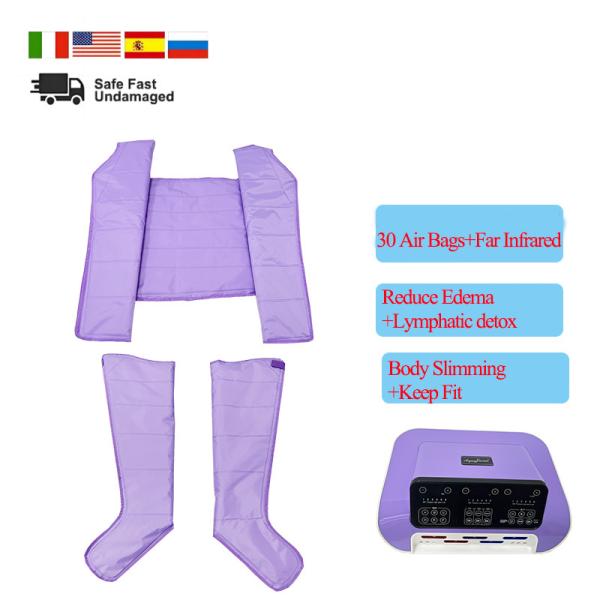 7 Inch Screen Salon Lymphatic Drainage Compression Machine For Fat Removal