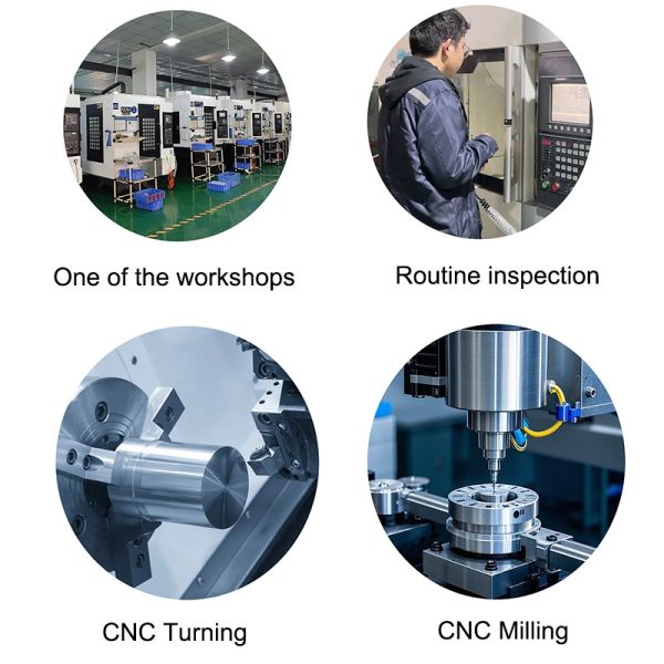 Custom Metal CNC Billet Parts Threaded Bushing 5 Axis Machined Parts