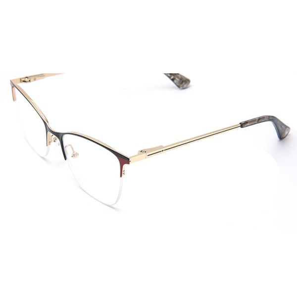 Women Metal Optical Frame Lunette Blue Light Blocking Glasses