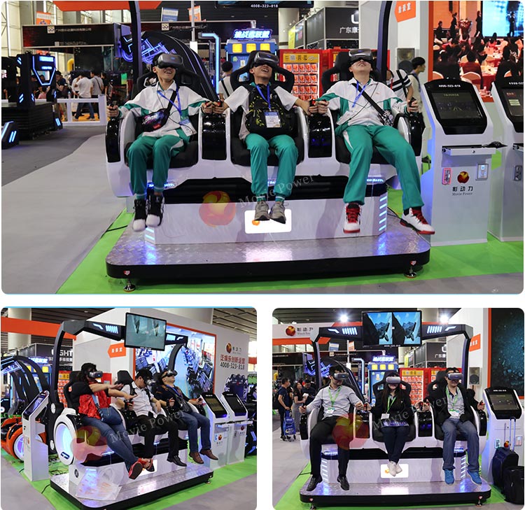 Чеканьте эксплуатируемые места кино 3 9Д ВР для крытой спортивной площадки/торгового центра