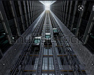 высокоскоростной лифт пассажира 1.0m/S с емкостью тормоза безопасности 1000kg